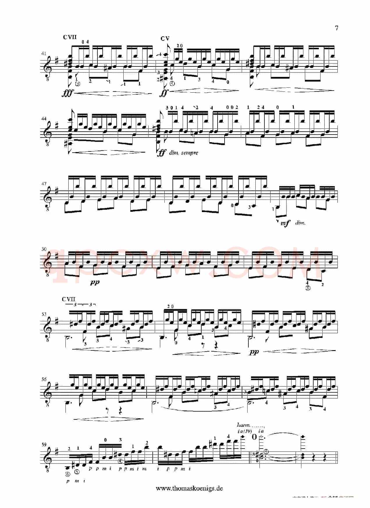 Asturias op.47 5（古典吉他）
