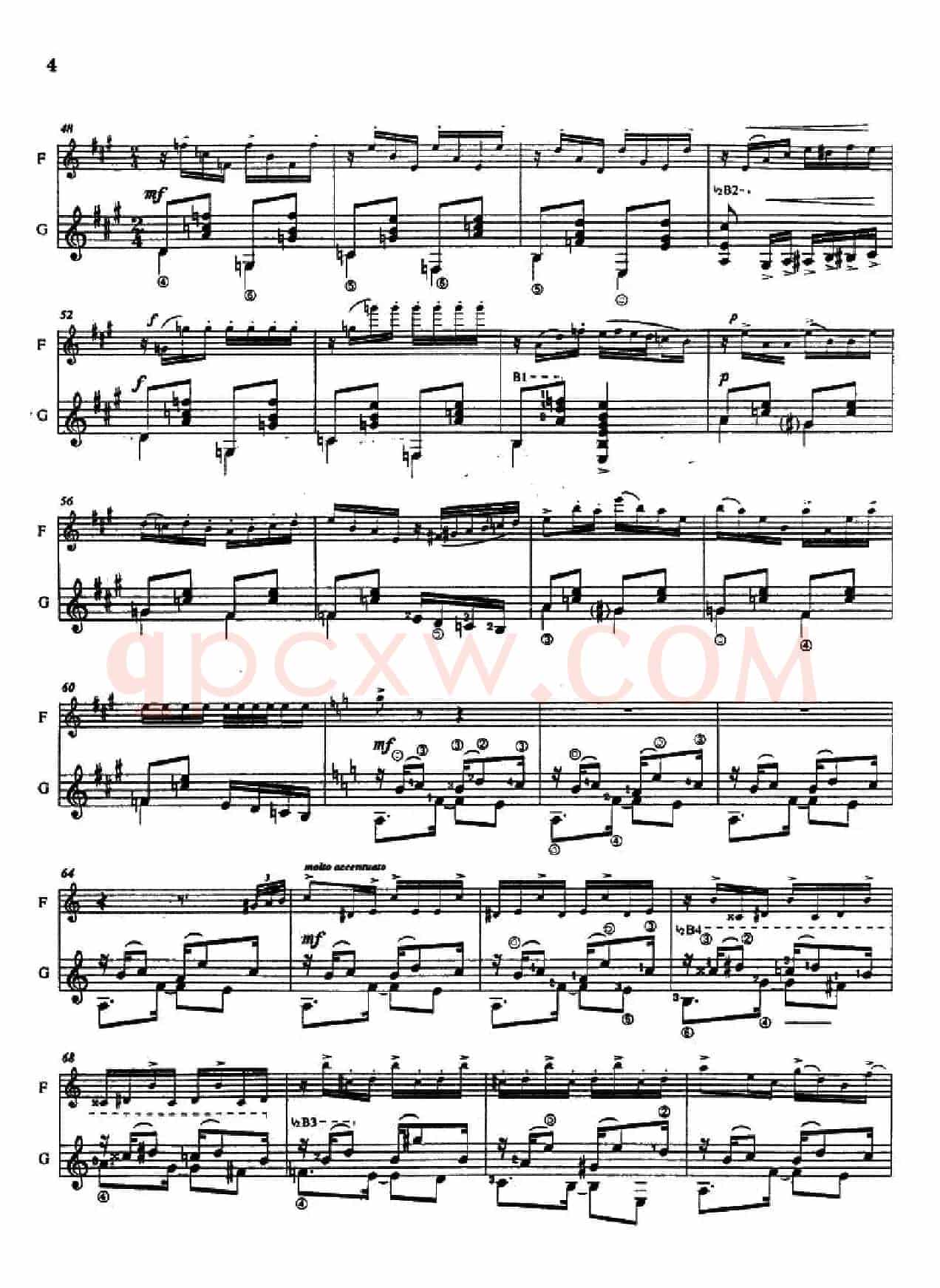 Histoire du Tango:1、Bordel 1900(长笛+吉他)
