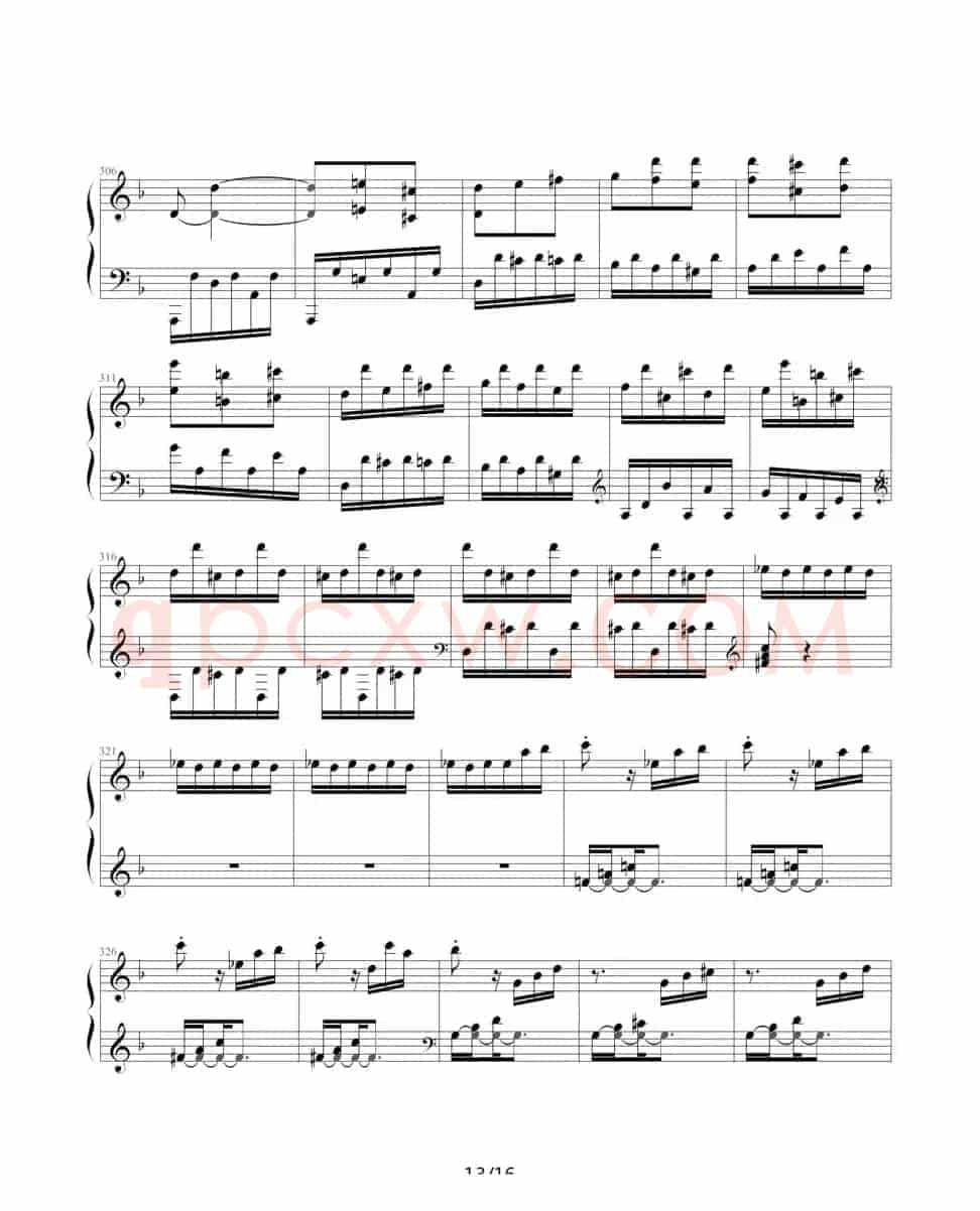 暴风雨（Beethoven's Sonata NO.17 Mov.3 ）