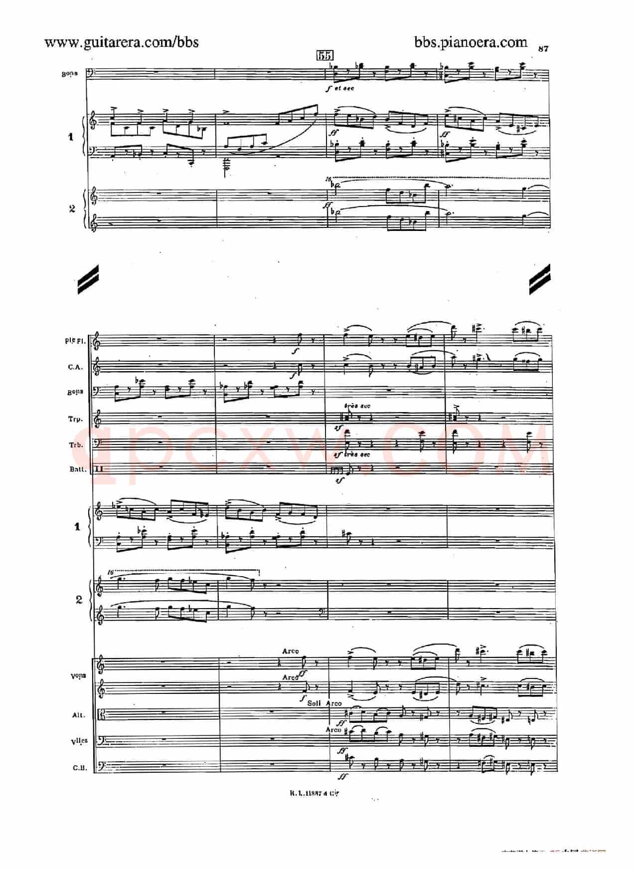 Concerto for 2 Pianos in d Minor(d小调双钢琴协奏曲·总谱)