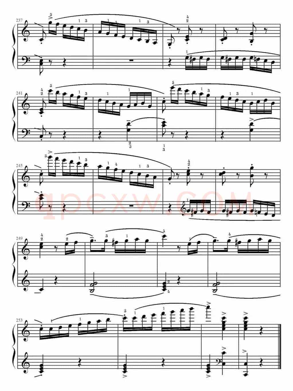 C大调小奏鸣曲 Op.20 No.1（库劳作曲版）