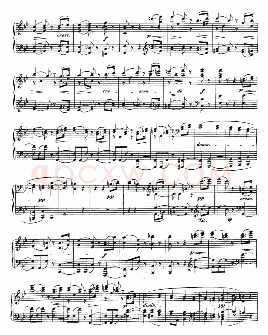 贝多芬钢琴奏鸣曲29 钢琴（锥子键琴）降B大调 Op.106 B-flat major
