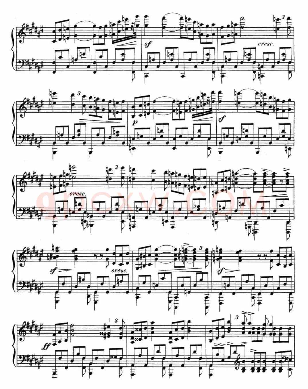 斯克里亚宾 钢琴练习曲 Op.8 No.12 Alexander Scriabin Etudes