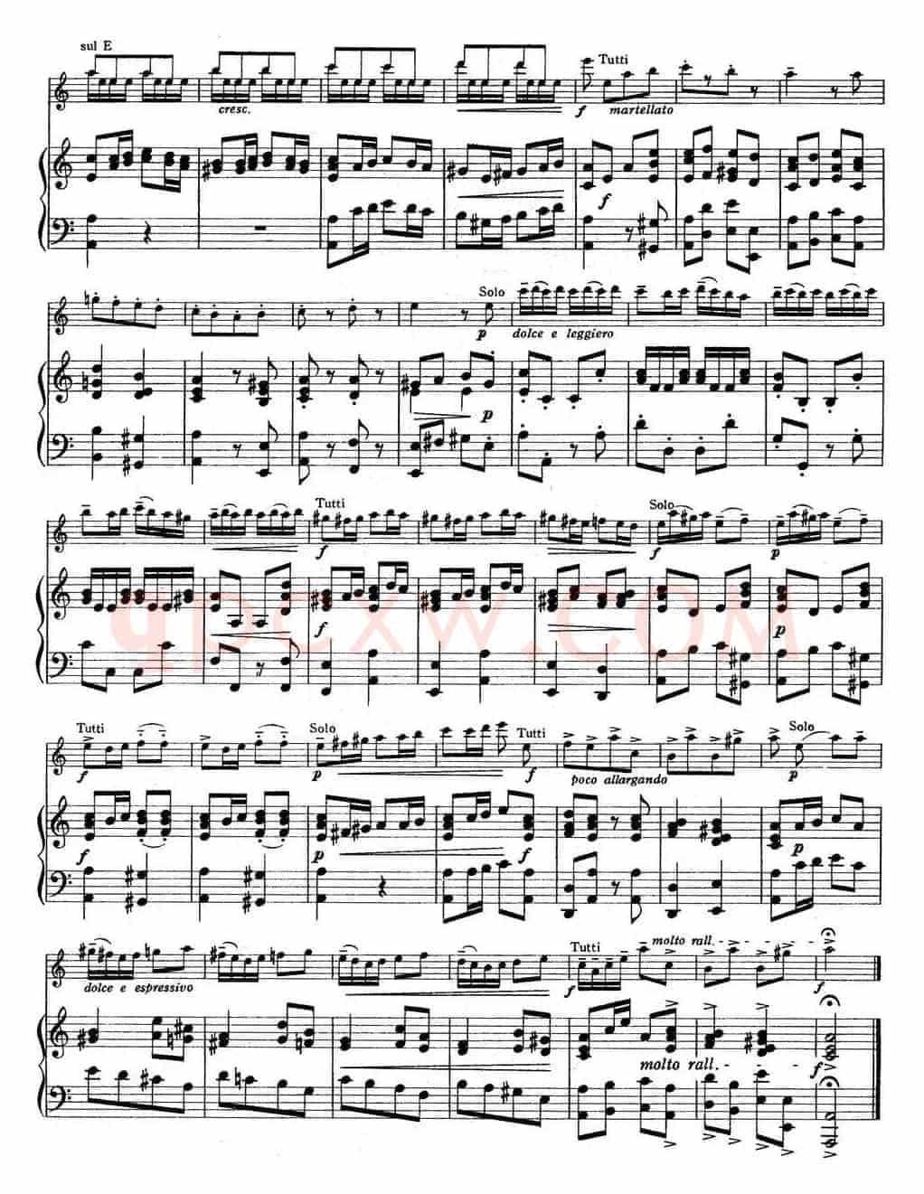 铃木小提琴教材第四册（Suzuki Violin School VOLUME 4）（小提琴+钢琴伴奏）