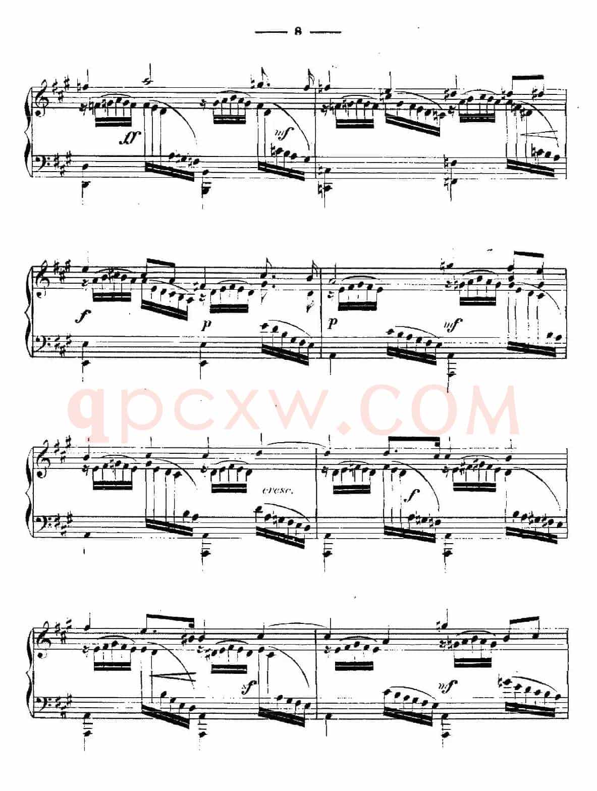 A大调练习曲“小溪”（Op.6）