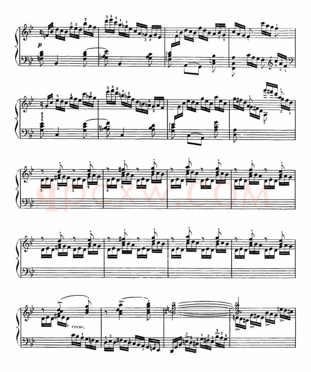15 Etudes de Virtuosité, Op.72 No.2(十五首钢琴练习曲之二)