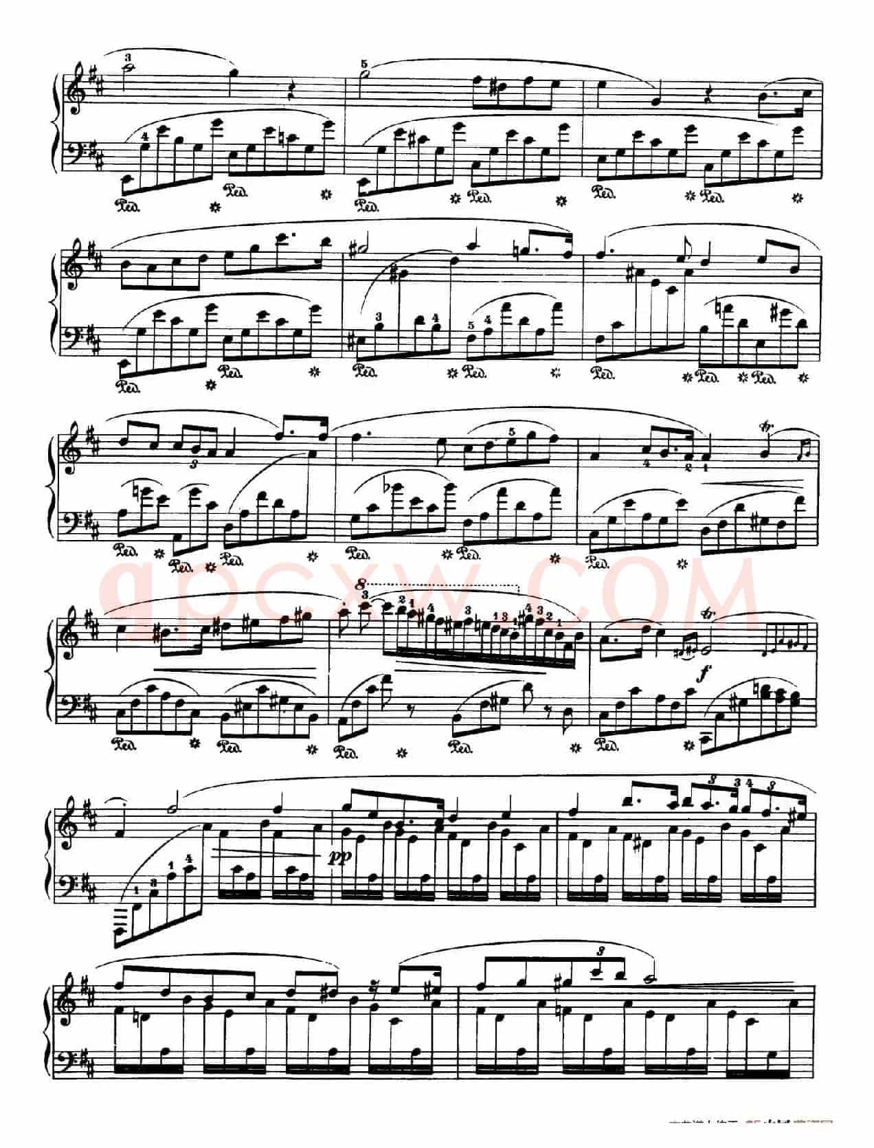 Piano Sonata No.3 in b Minor Op.58(b小调第三钢琴奏鸣曲·第一乐章)