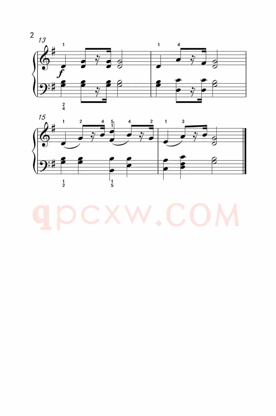 婚礼进行曲（老年大学 钢琴教程 2）