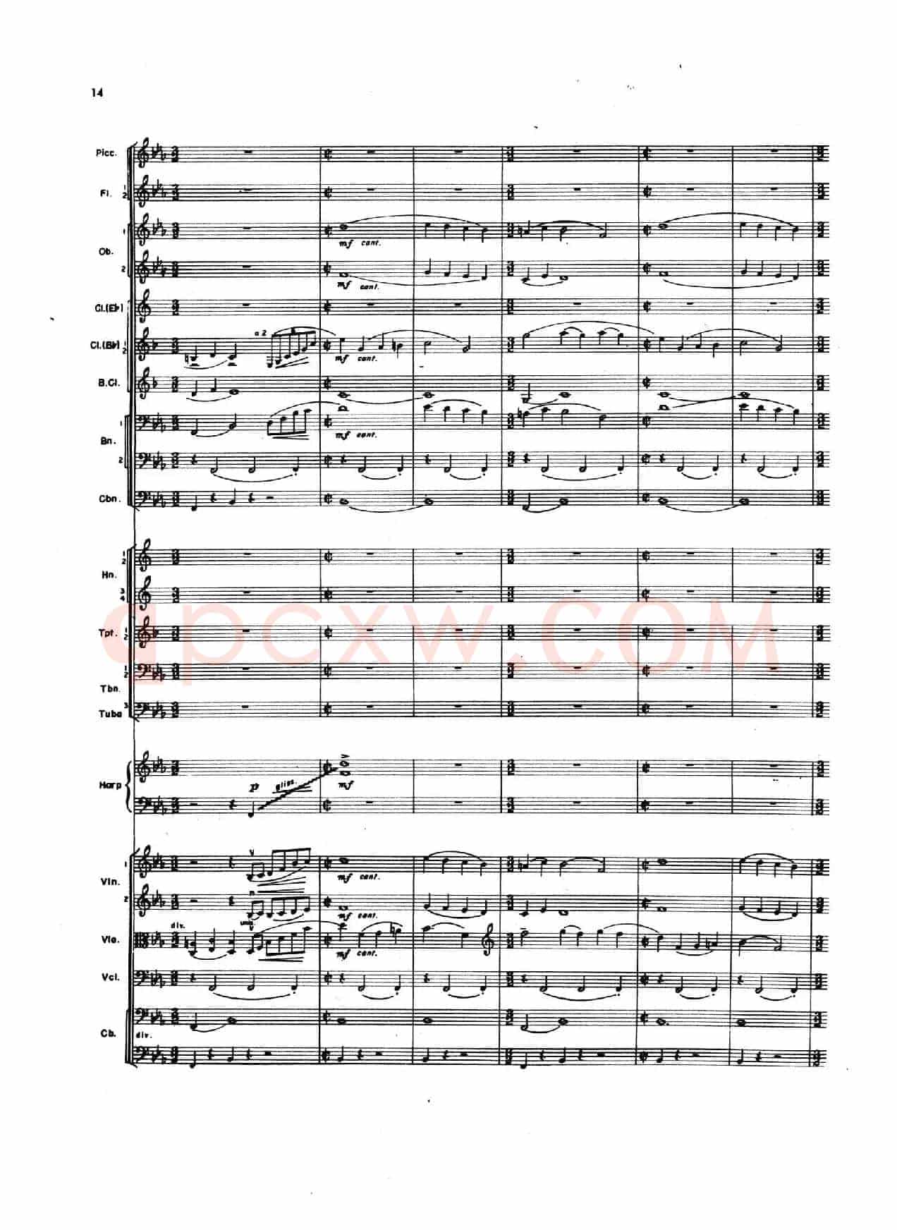 OVERTURE TO CANDIDE(《坎迪德》序曲)(交响乐总谱)