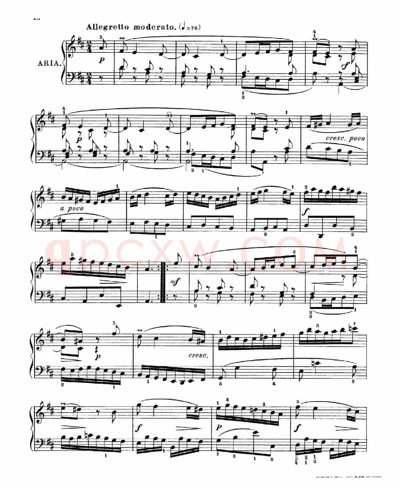 Six Partitas BWV 825-830(6首帕蒂塔·4)