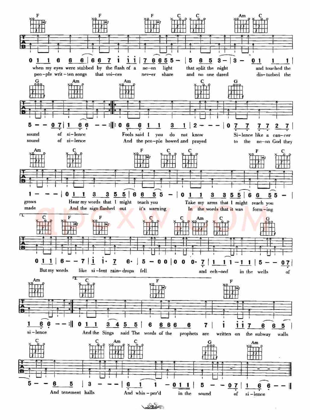 The Sound of Silence（寂静之声）