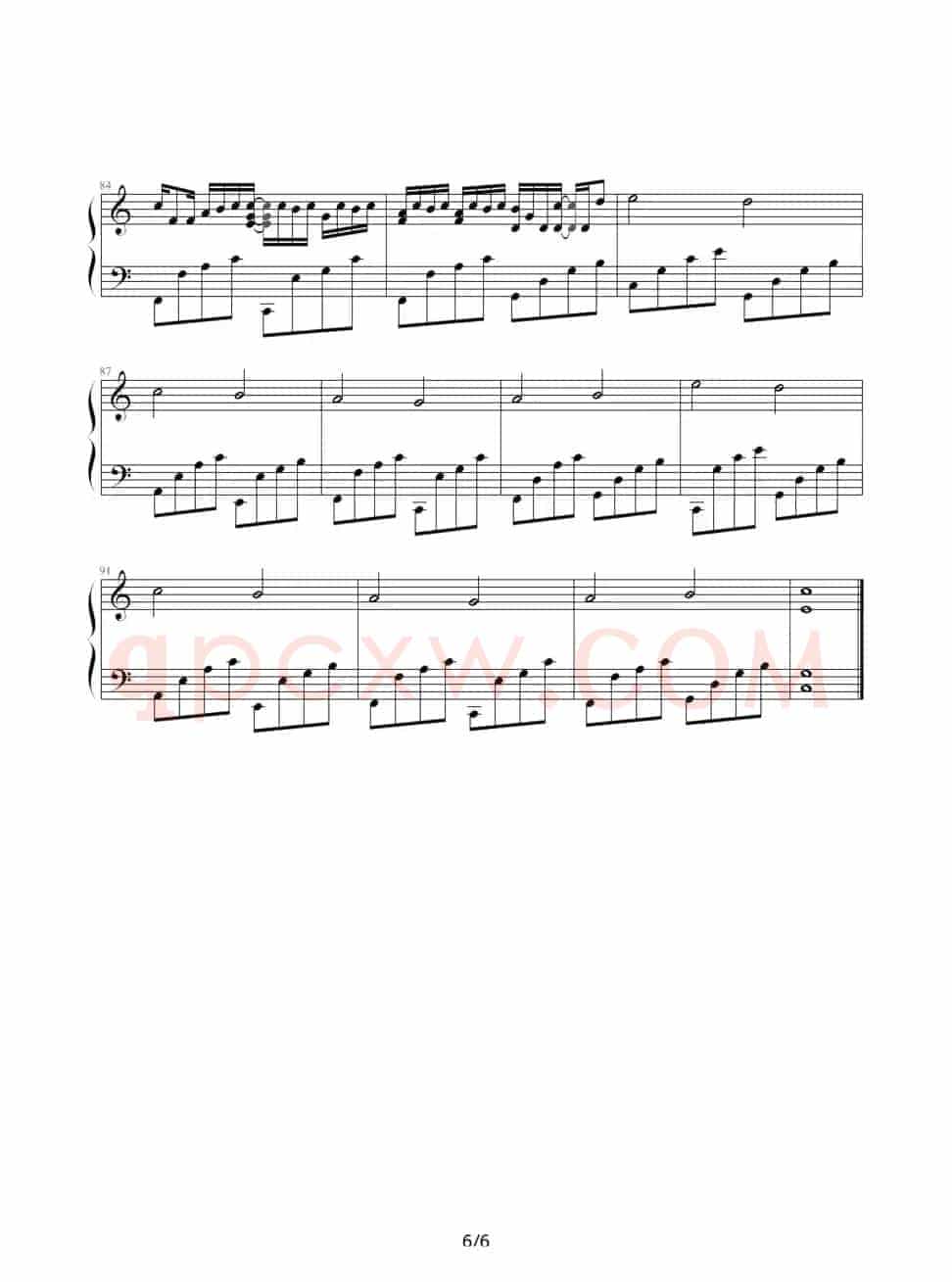 卡农（情感100%）