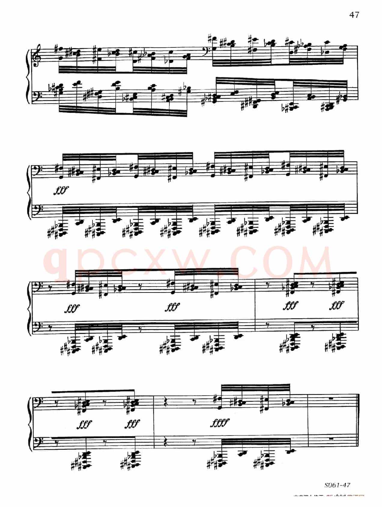 Poems of 1917 Op.41(1917之诗 8. 战争)
