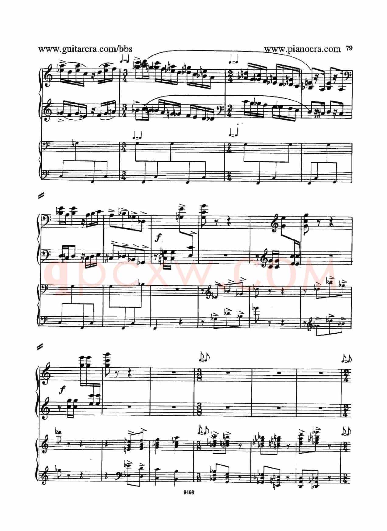 Piano Concerto in D-flat Major Op.37(降D大调钢琴协奏曲·Ⅲ·双钢琴)