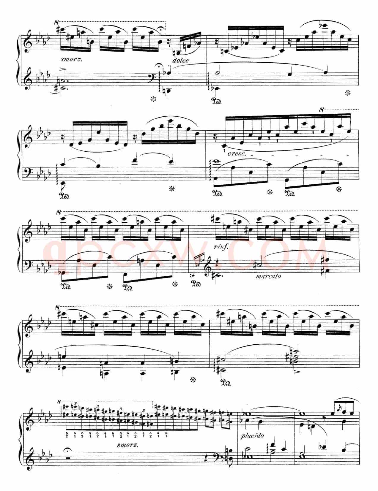 Notturnos S.541（3首夜曲“爱之梦”·1）