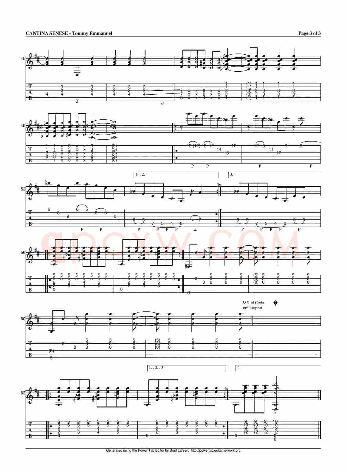 tommy emmanuel：cantina senese version-2