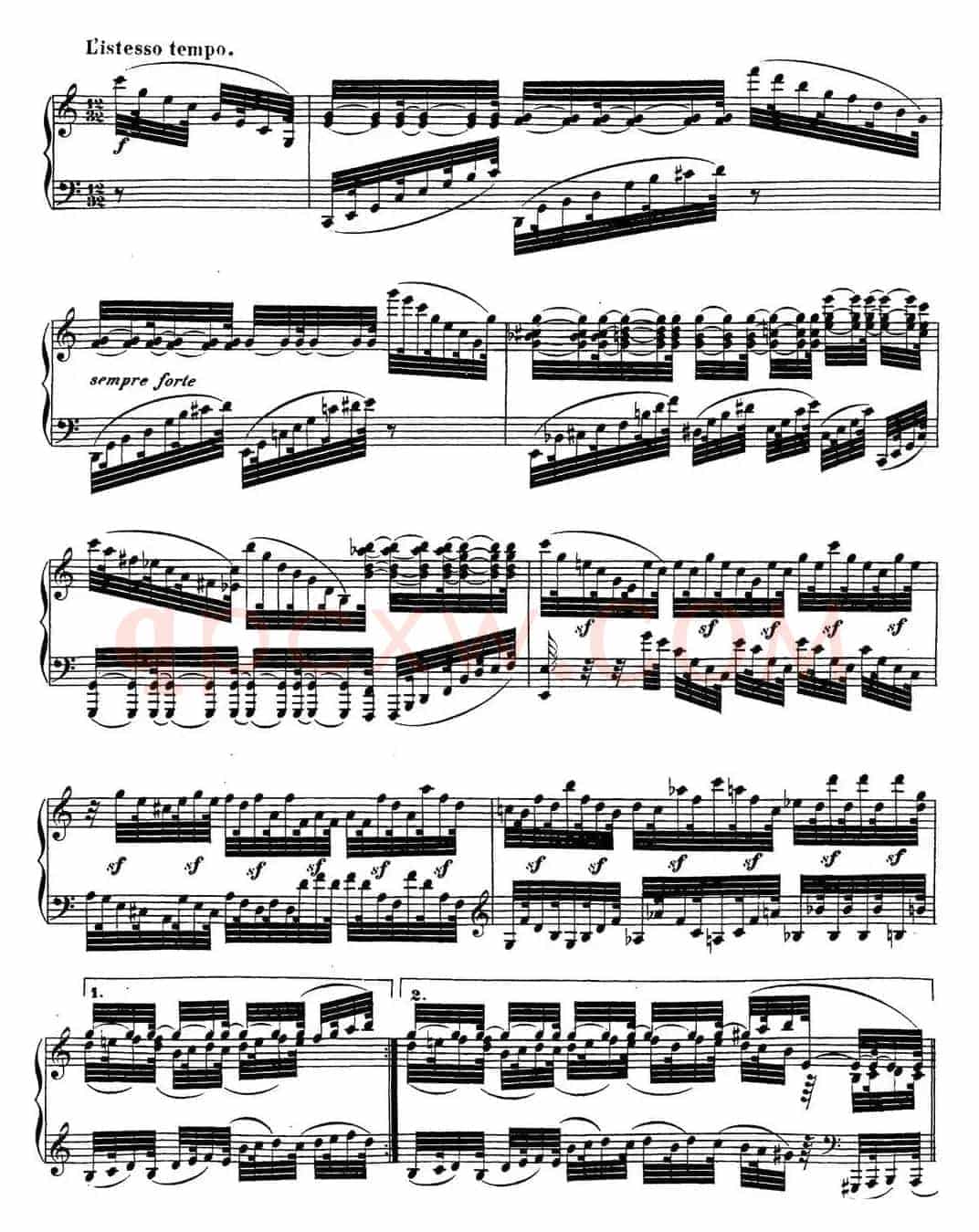 贝多芬钢琴奏鸣曲32 c小调 Op.111 C minor