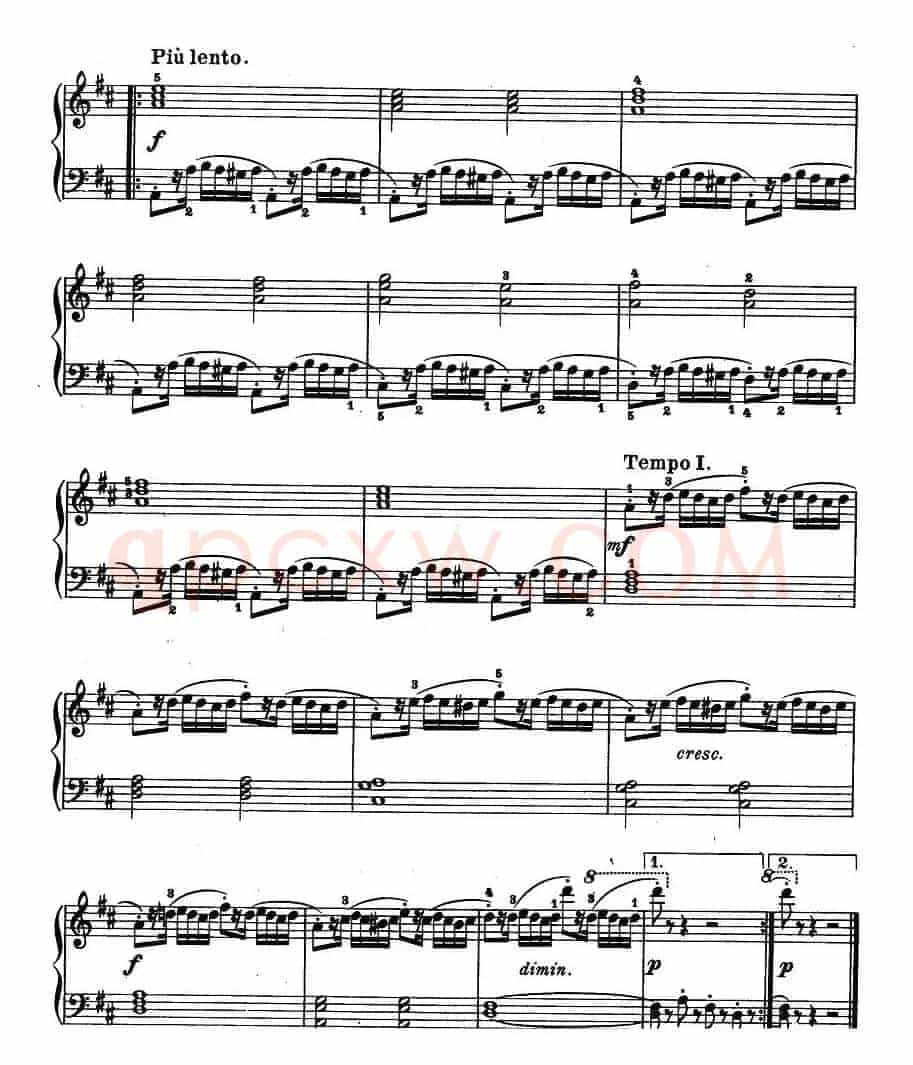 儿童钢琴进阶练习曲50首之41