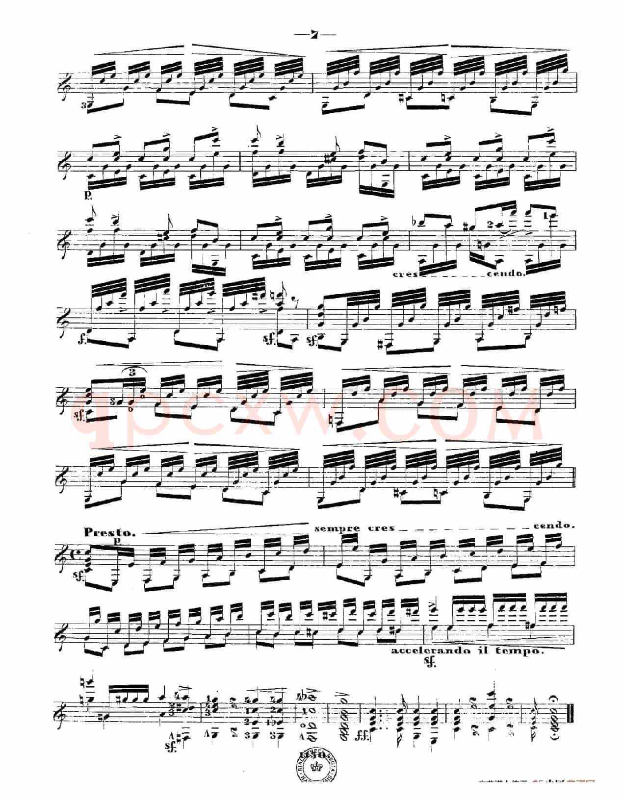 ​梅尔兹-—韦伯主题变奏随想曲 Op.50（古典吉他）