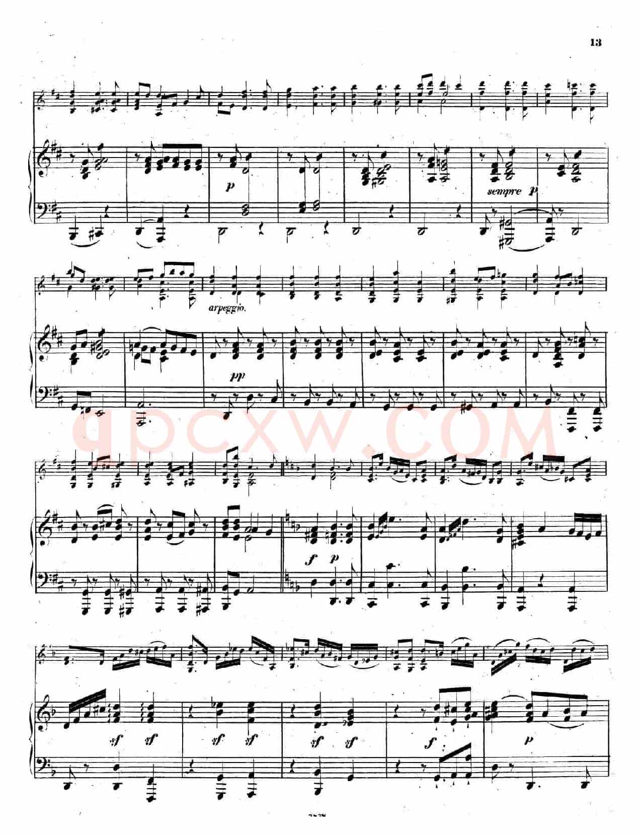 CHACONNE（恰空舞曲）（门德尔松改编版）