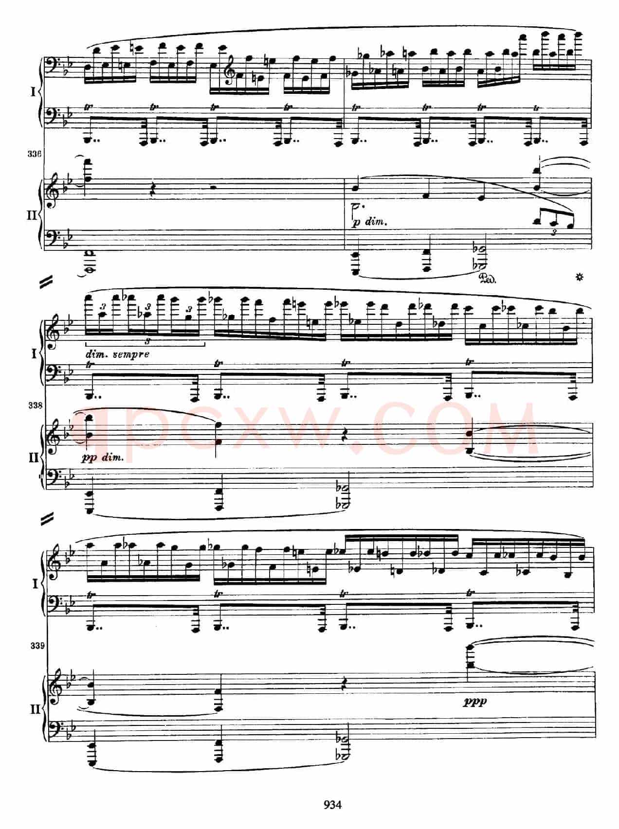 降B大调第二钢琴协奏曲 （P31——40）