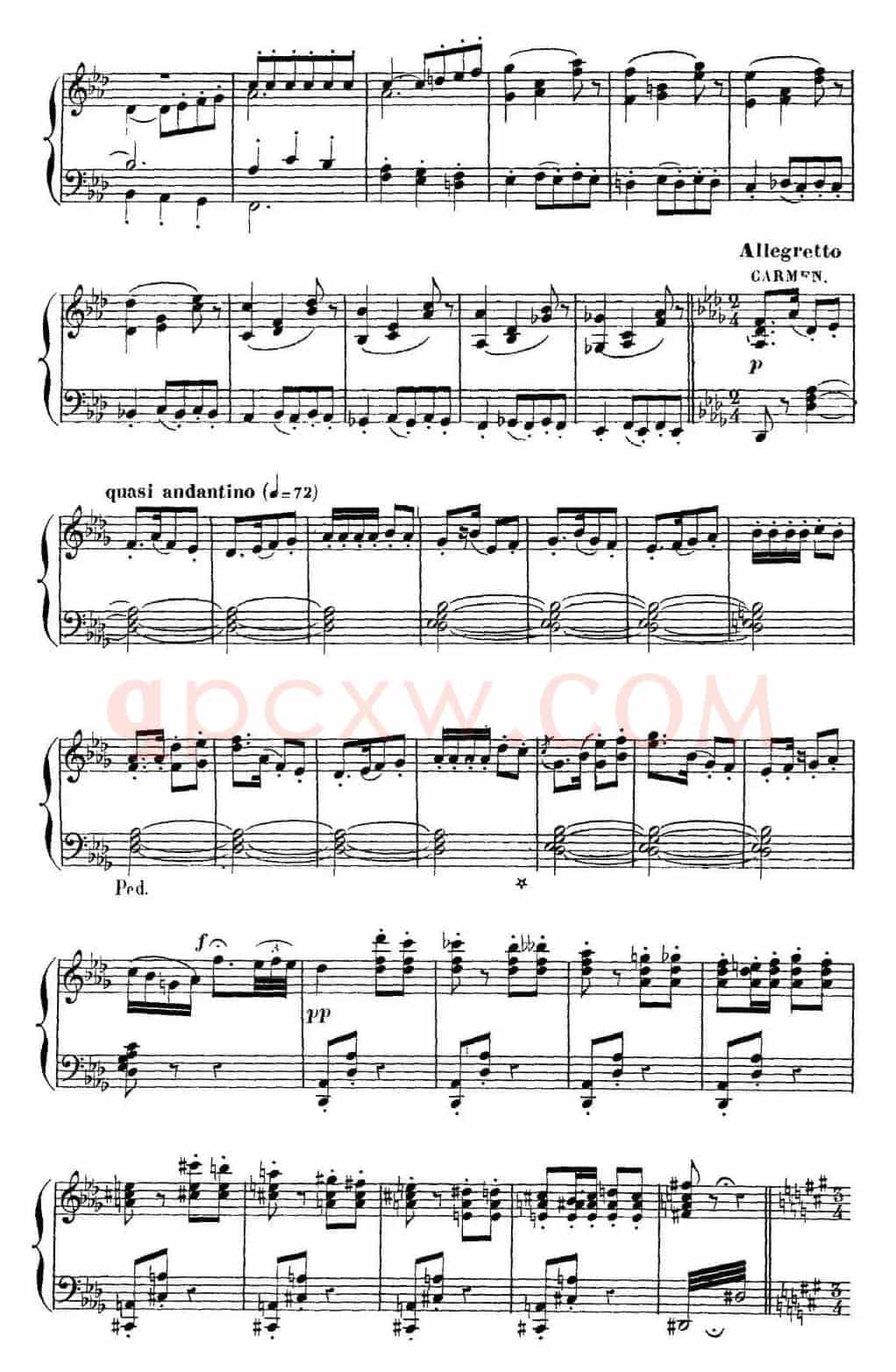 Carmen for Solo Piano（卡门全剧钢琴独奏版）（No.11）