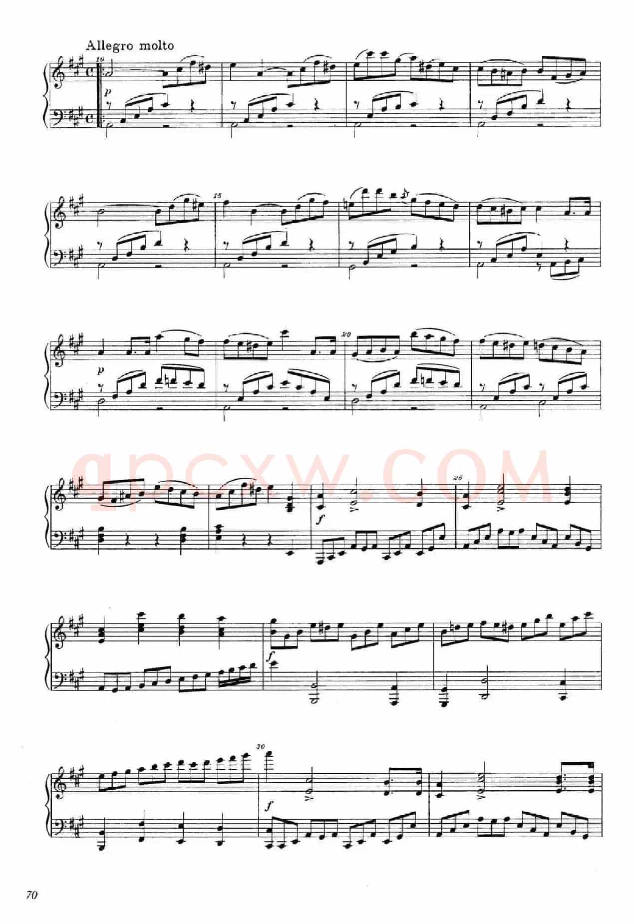 A大调钢琴大奏鸣曲（Grobe Sonate in A Major WWV 26）