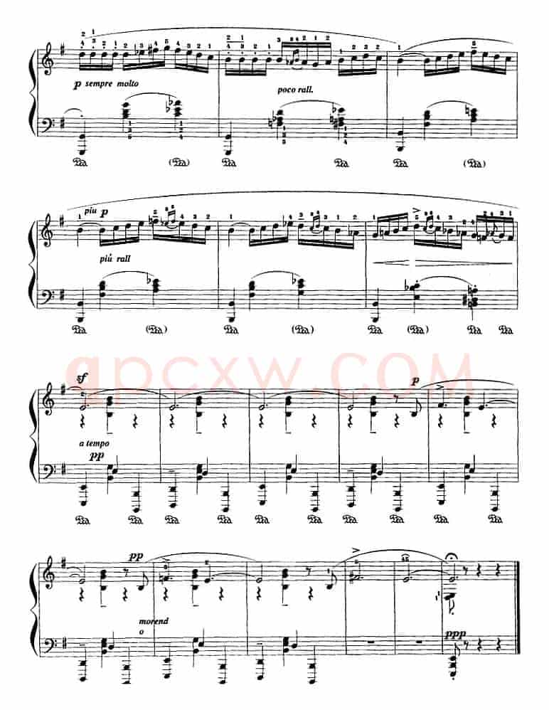 现代钢琴曲：1、夜曲风格的探戈
