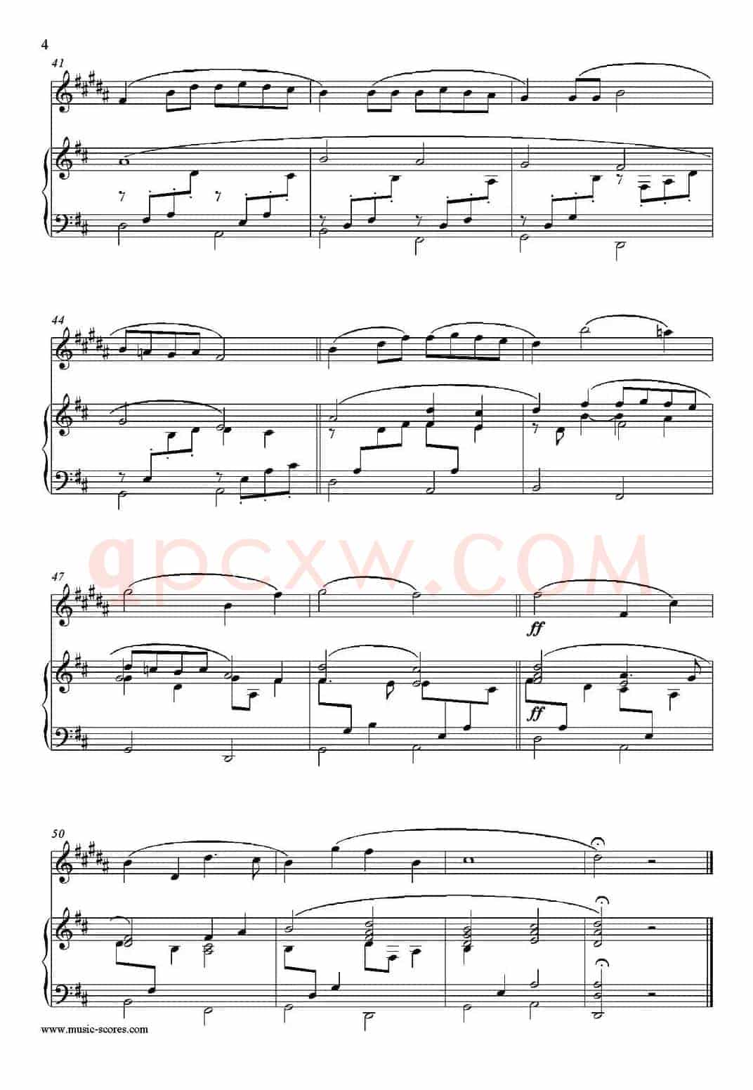 Canon in D（中音萨克斯+钢琴伴奏）