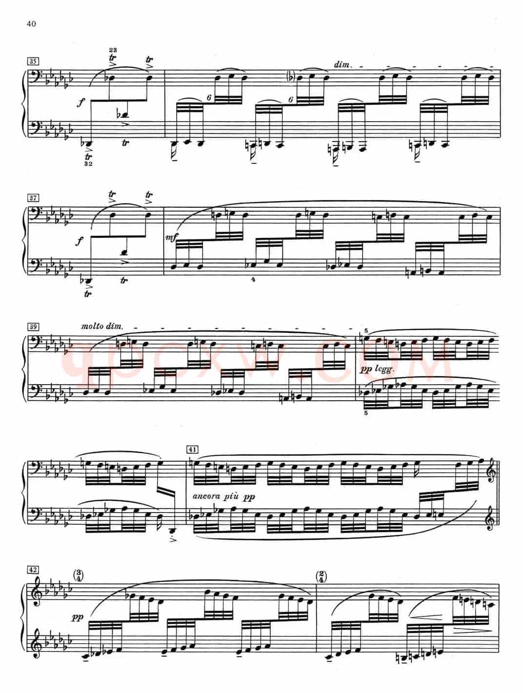 德彪西12首钢琴练习曲(6 八指练习v1.0 huit doigts)