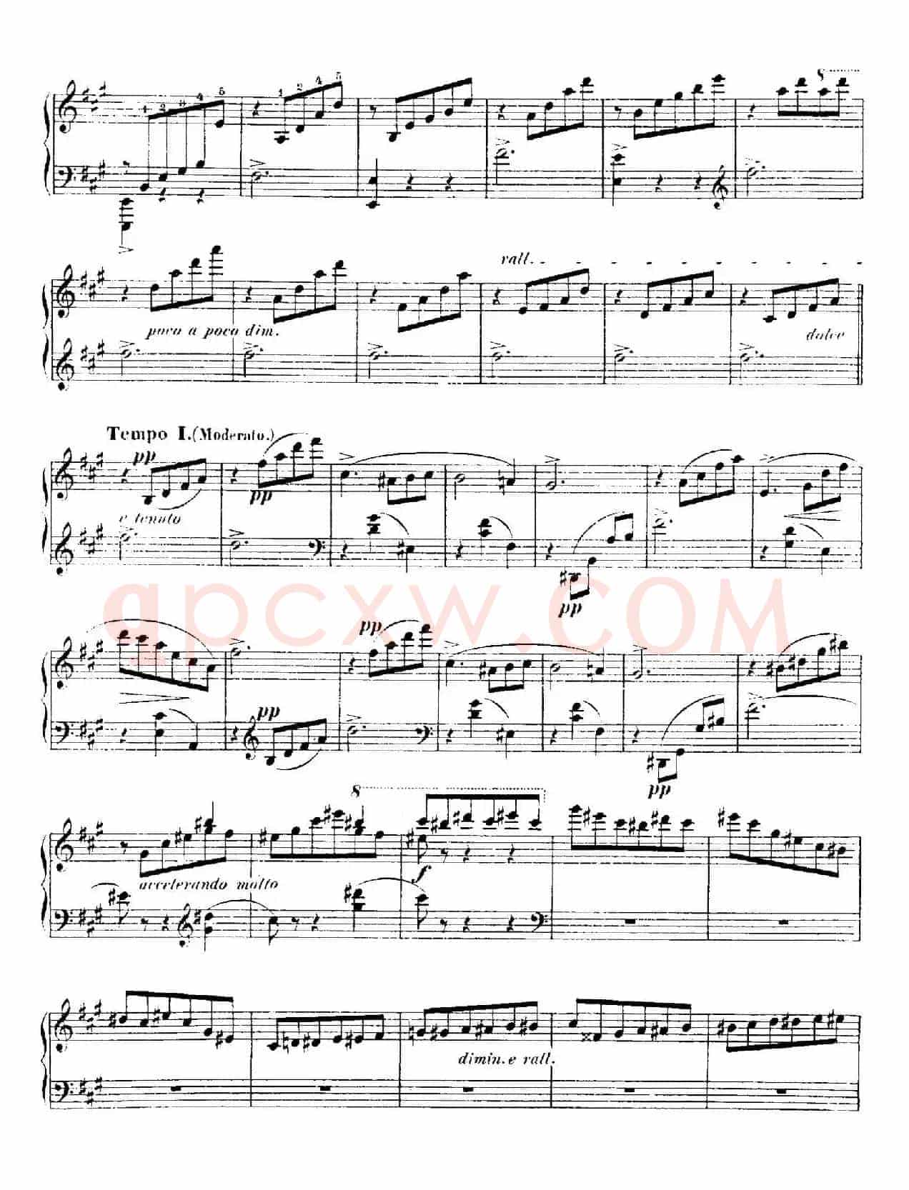 4 Valses Caprice(4首随想圆舞曲)(No. 1 in A)