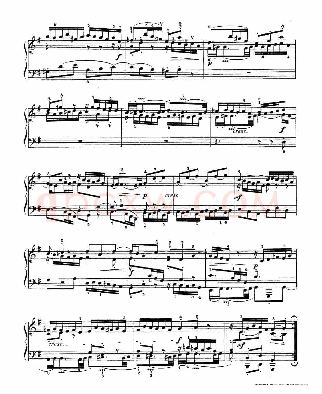 Six Partitas BWV 825-830(6首帕蒂塔·5)