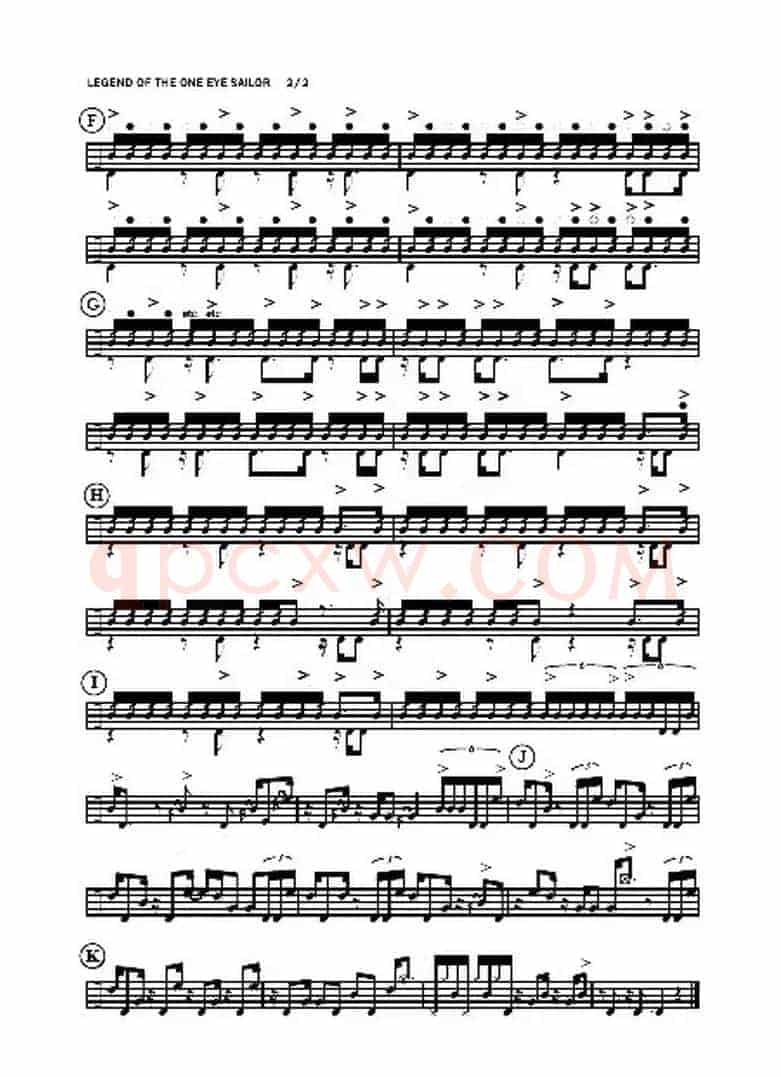 Steve Gadd - crazy  army（鼓谱）
