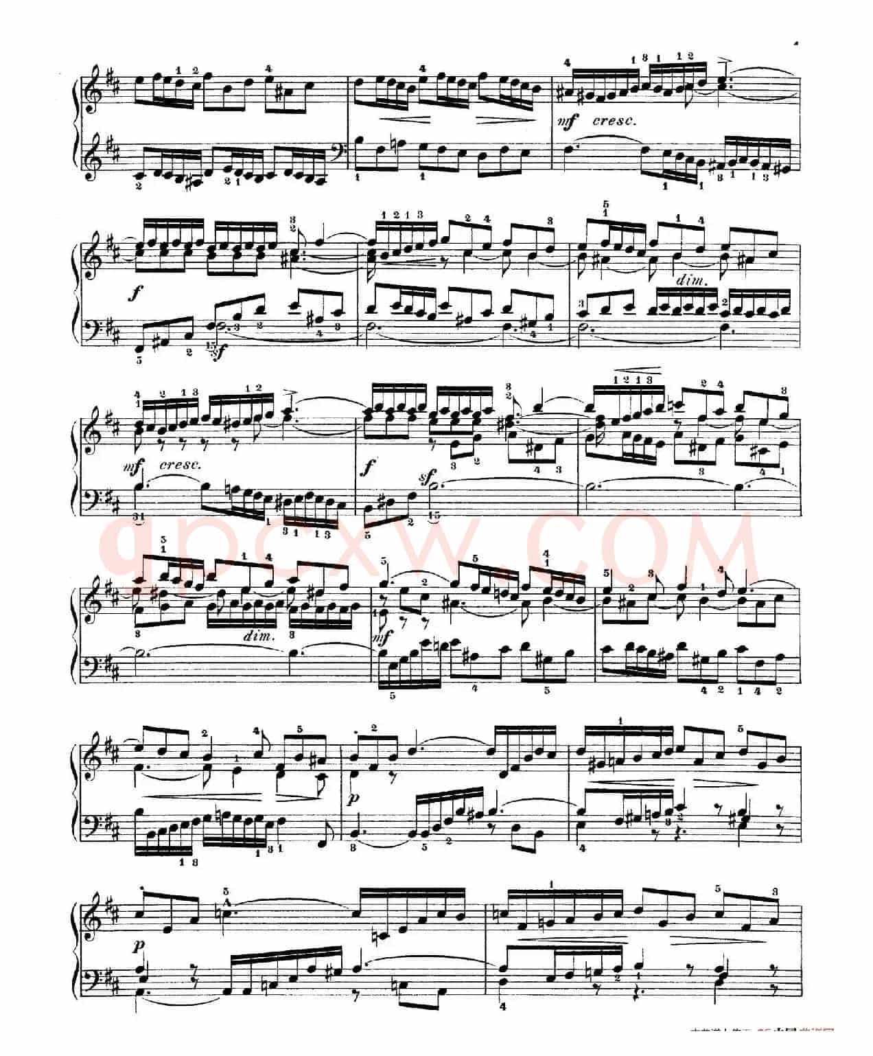 Six Partitas BWV 825-830(6首帕蒂塔·4)