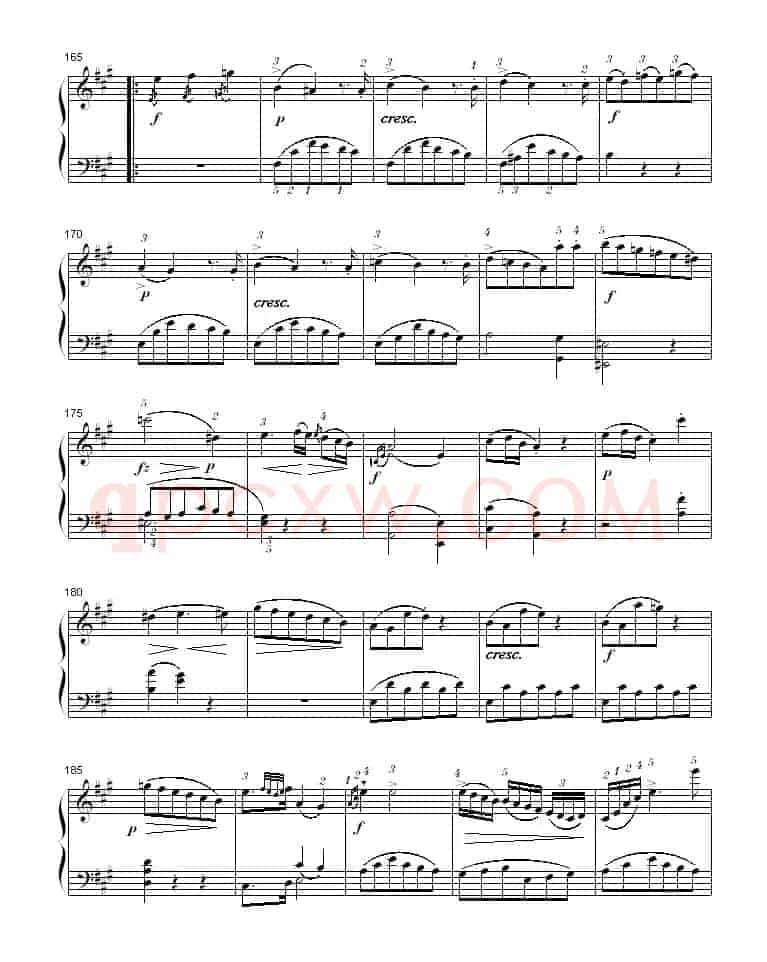 A大调钢琴奏鸣曲