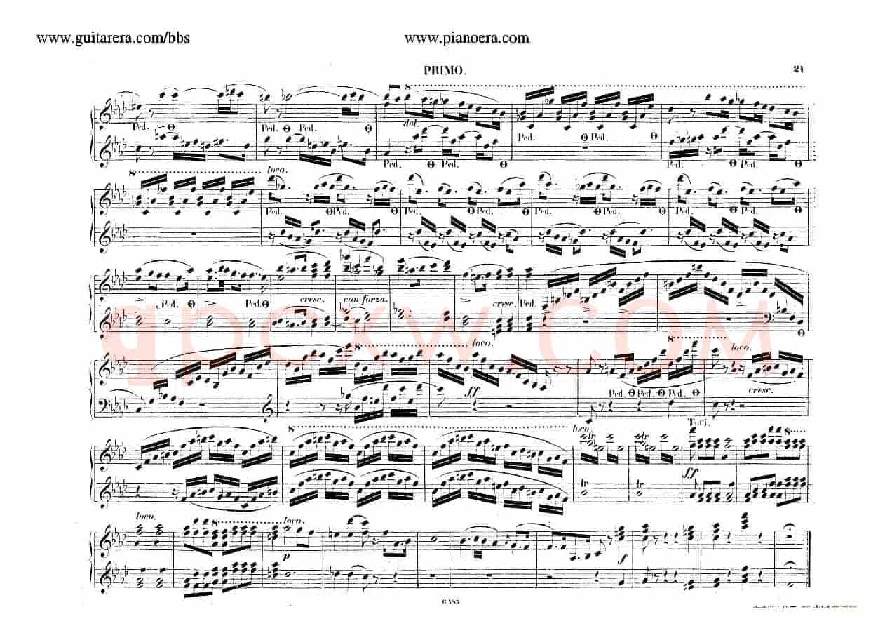 Piano Concerto No.2 in f Minor Op.21(f小调第二钢琴协奏曲·四手联弹版)
