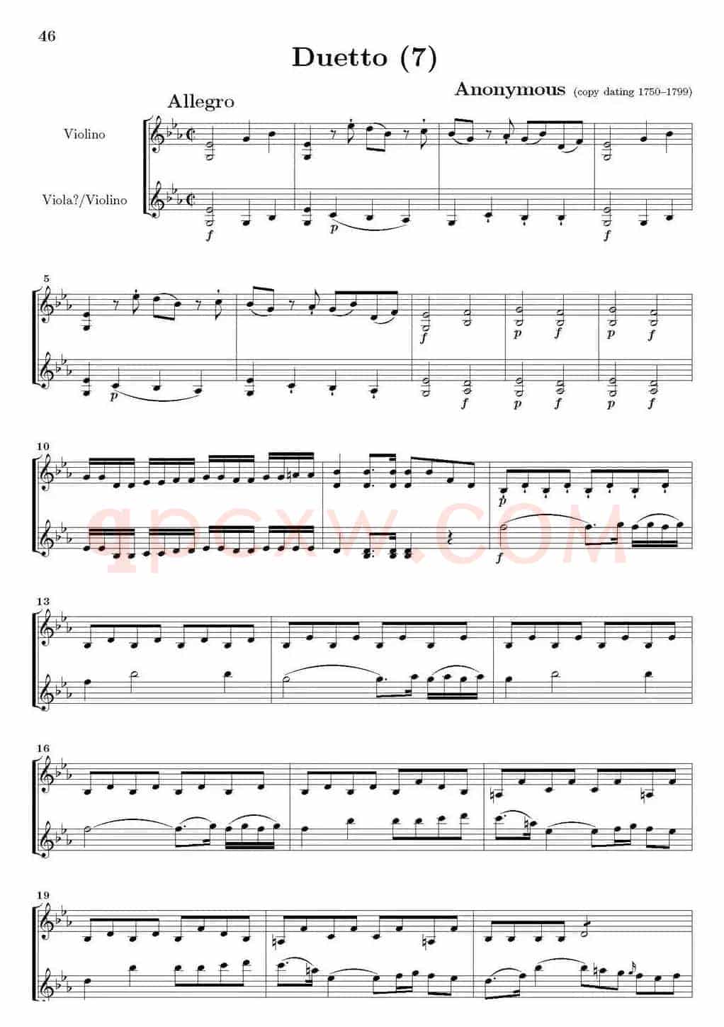 Duetto 7（二重奏）