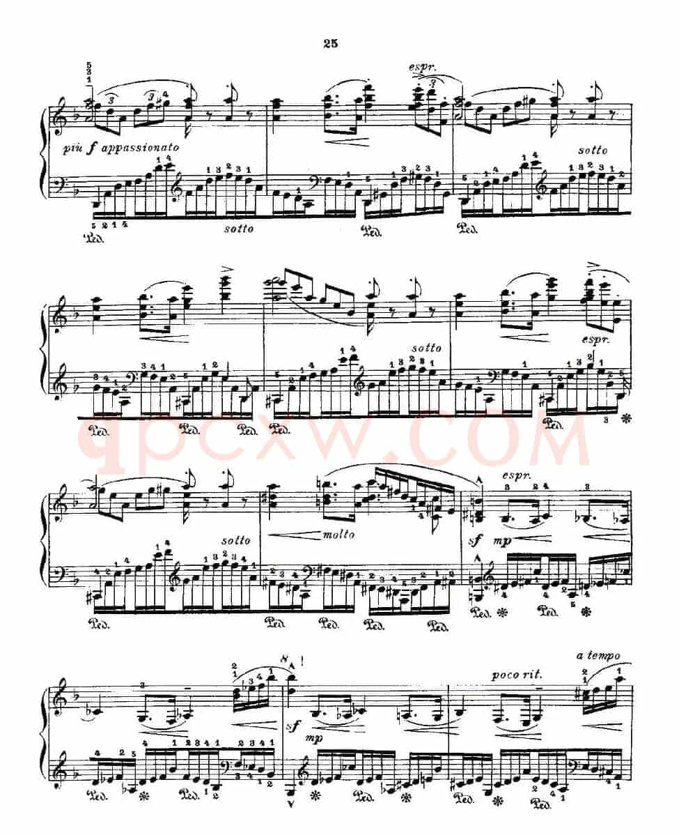 肖邦《练习曲》Fr.Chopin Op.10 No8-1