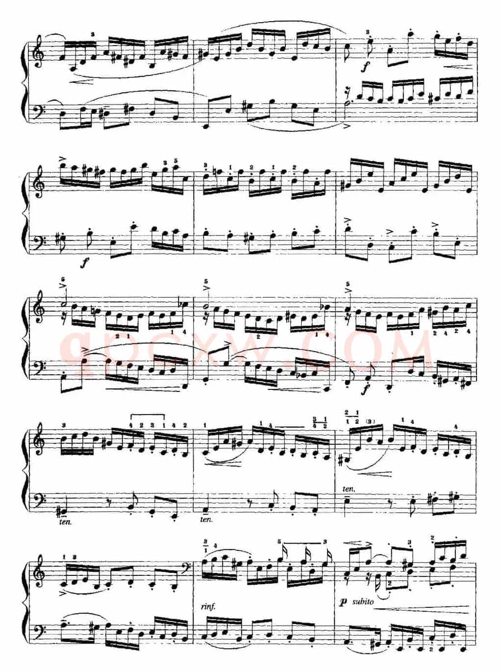 手风琴复调作品：前奏曲（选自第二英国组曲）