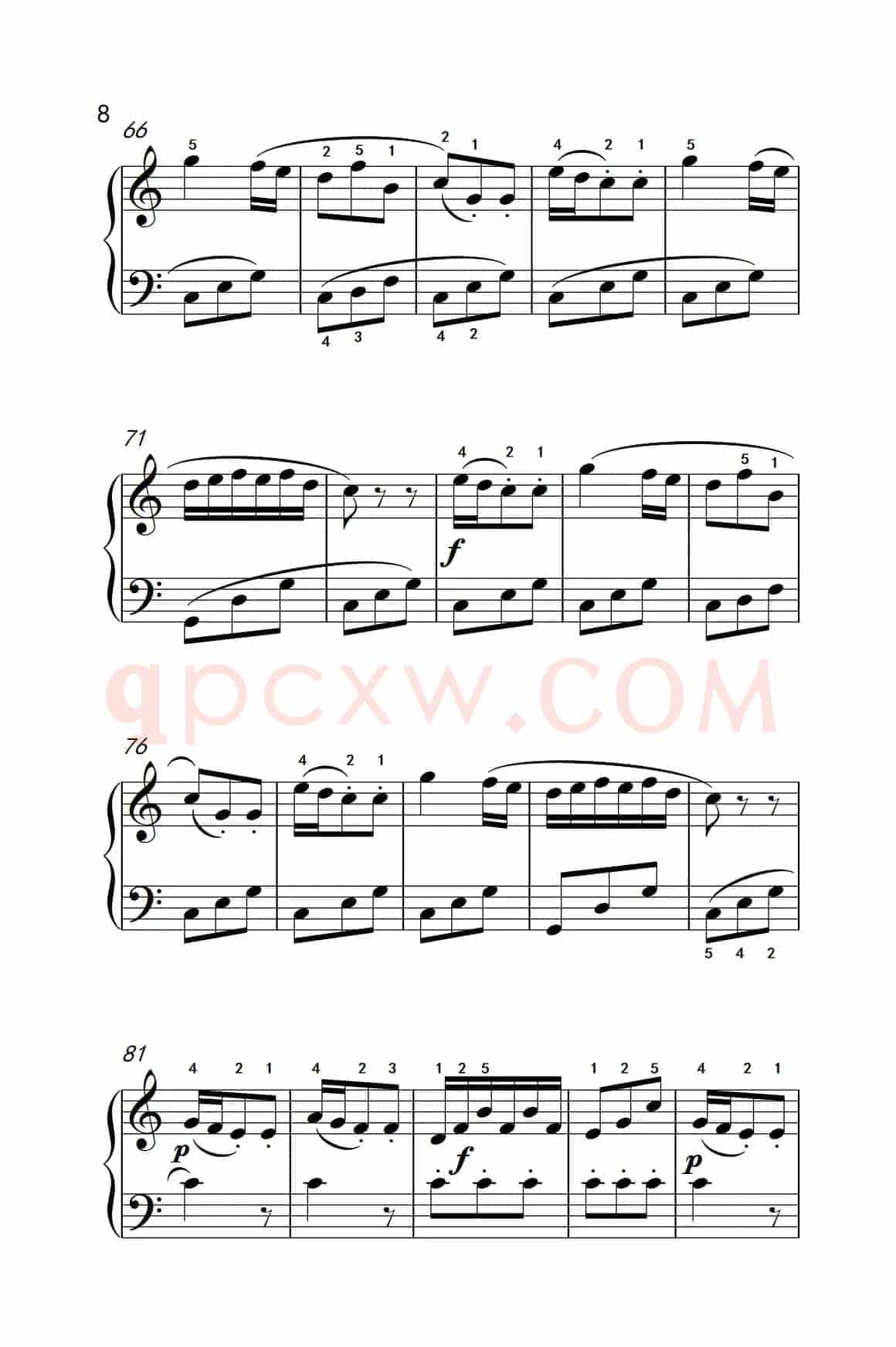 小奏鸣曲（老年大学 钢琴教程 3）