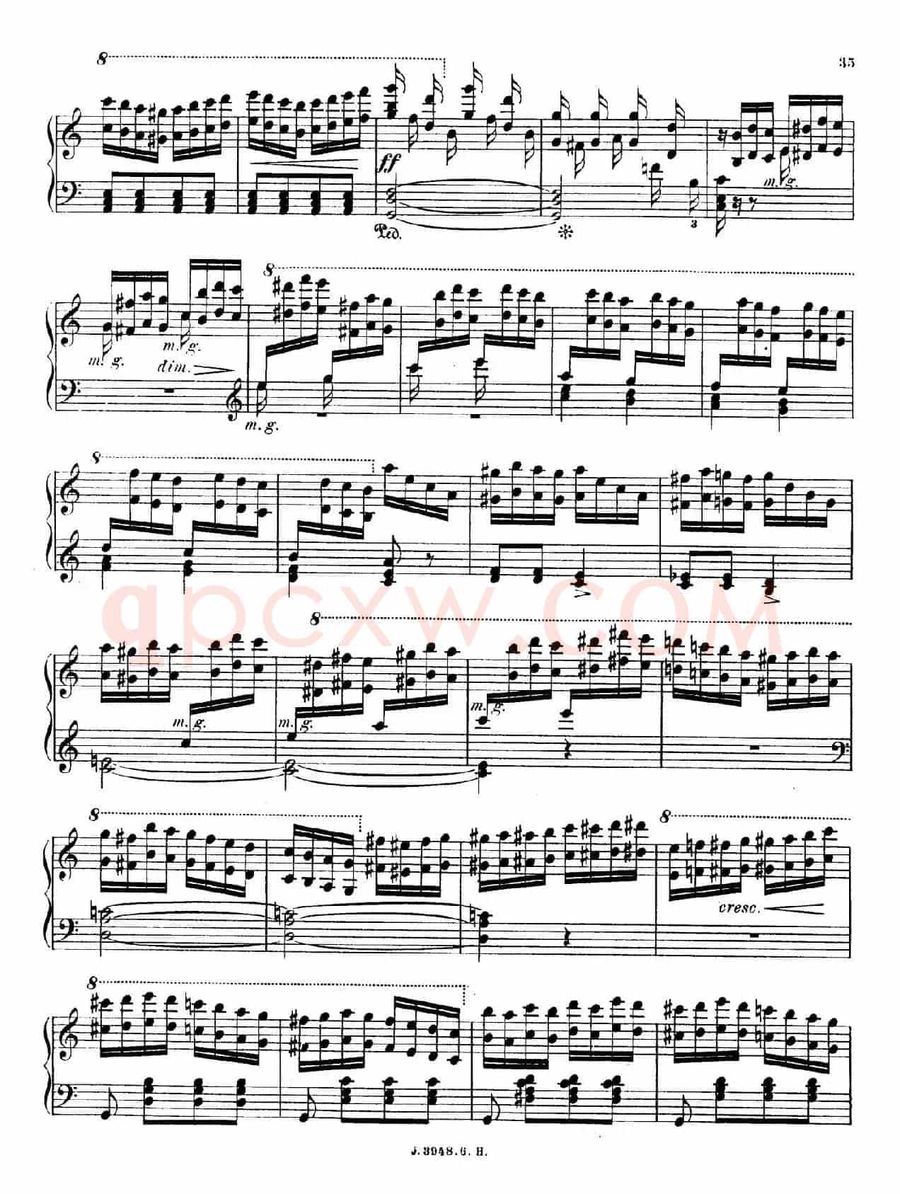 6 Etudes de Concert（6首音乐会练习曲·6）