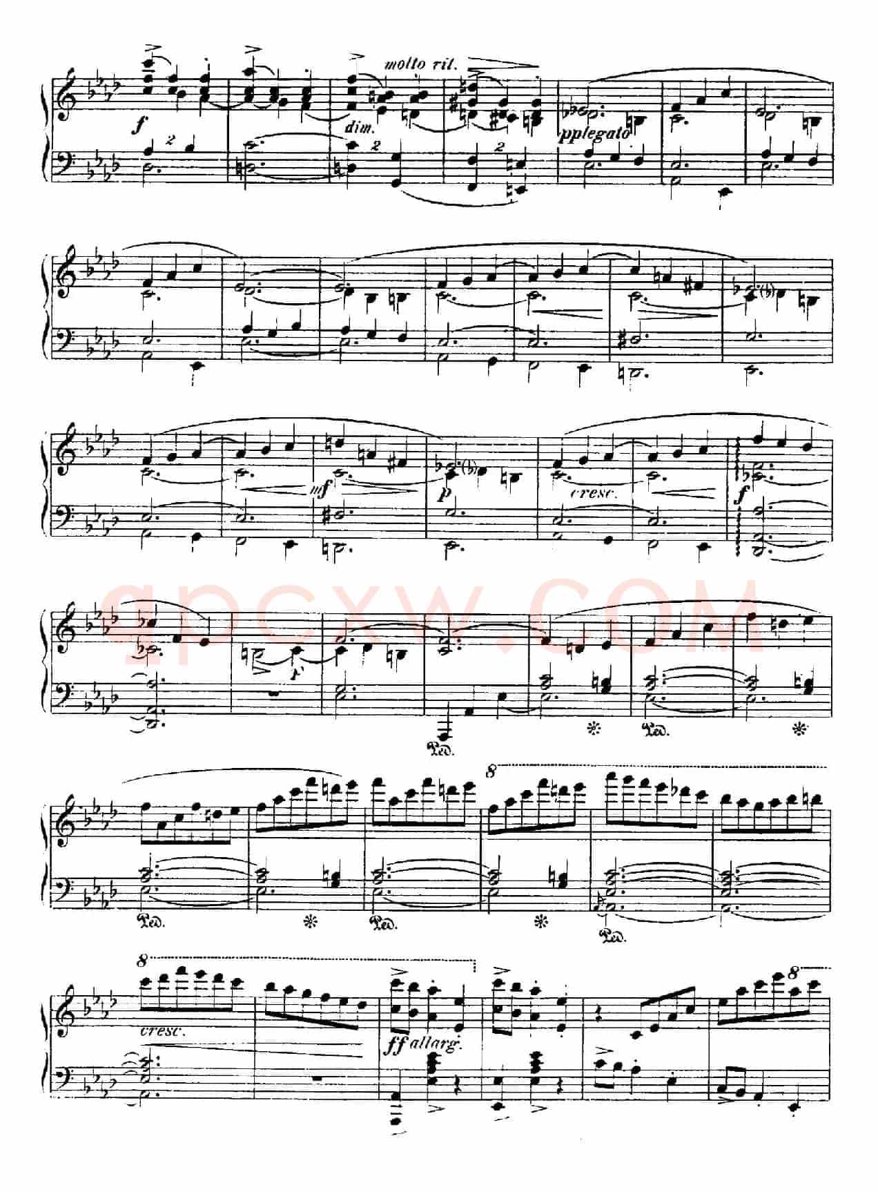 4 Valses Caprice(4首随想圆舞曲)(Op.62 No. 4 in A-flat)