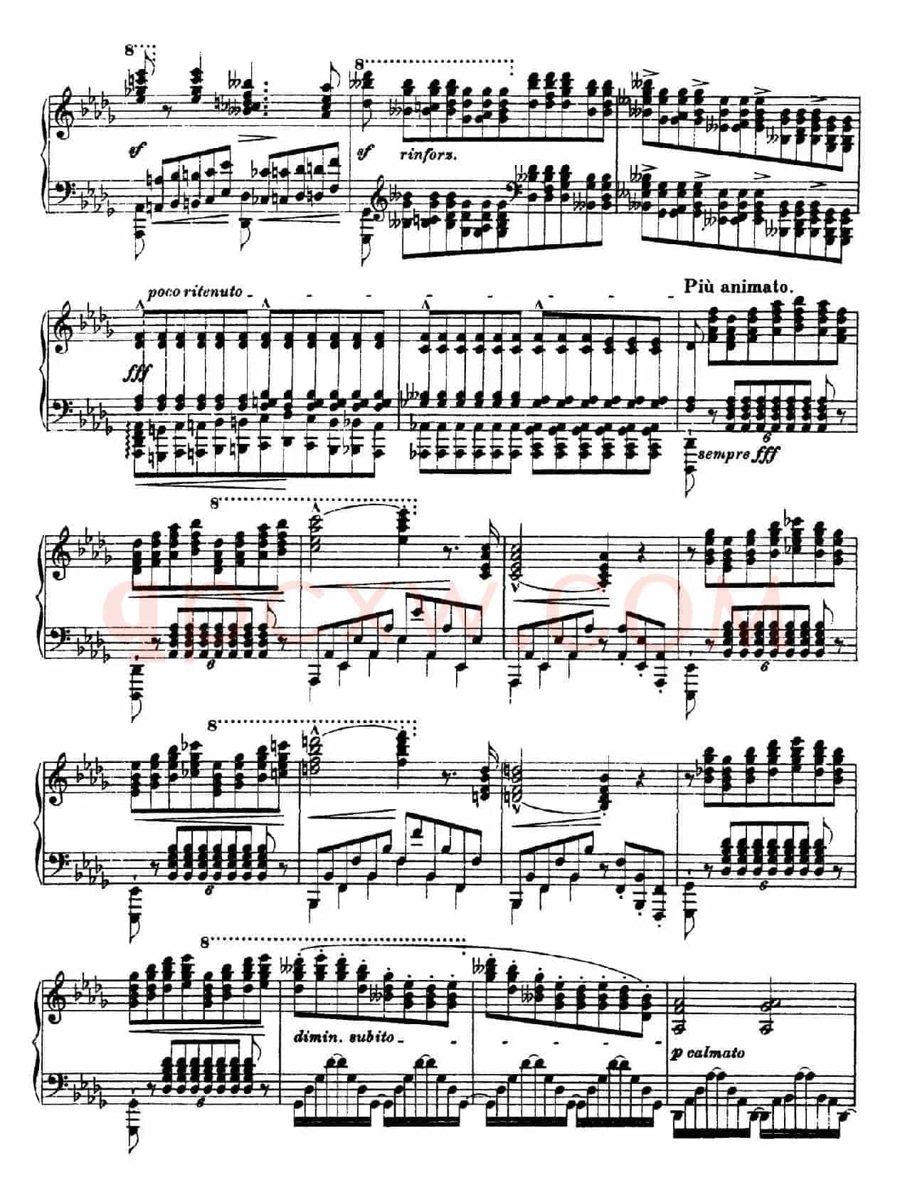 12 Etudes d'execution Transcendante S.139(12首超技练习曲·11)