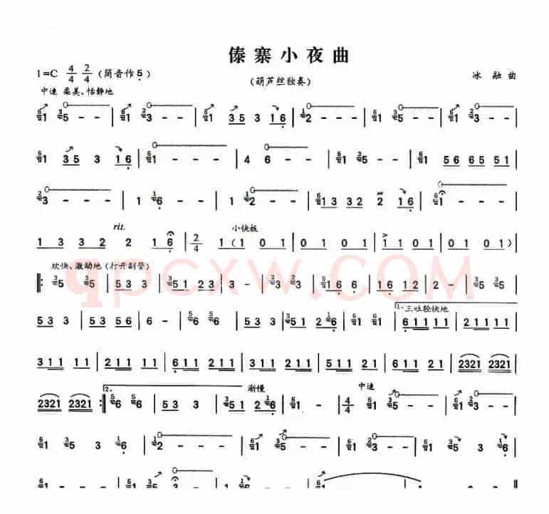 傣寨小夜曲（冰融作曲版）