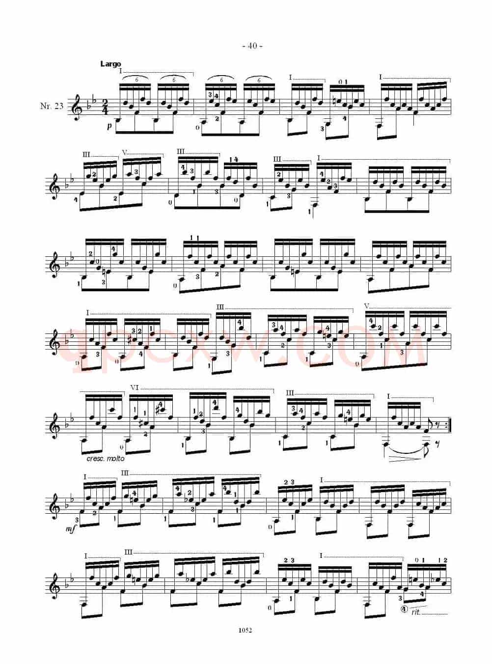 索尔·克斯特26首练习曲之21——26