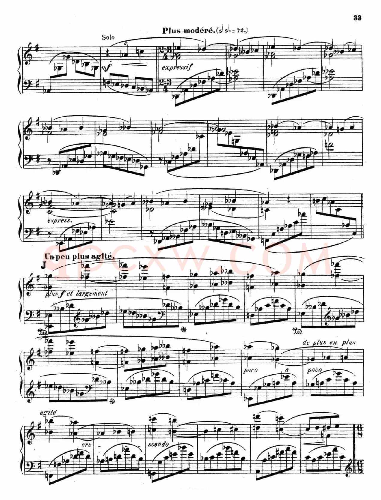 Symphony on a French Mountain Air Op.25(法国山歌交响曲·钢琴独奏·Ⅲ)