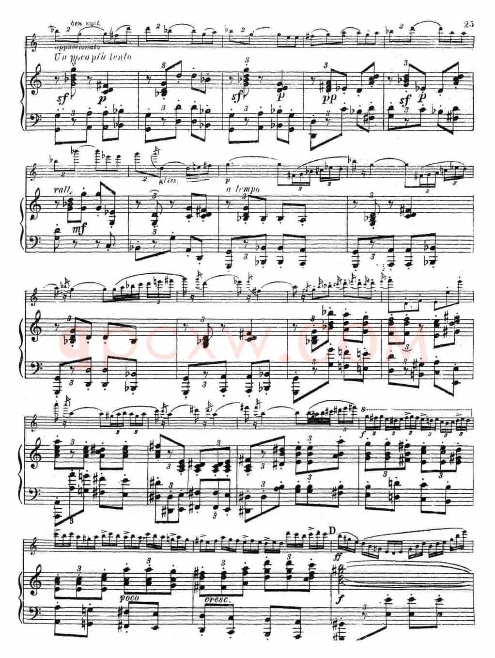 Symphonie EspagnoleOp.21，No.3（西班牙交响曲）（小提琴+钢琴伴奏）