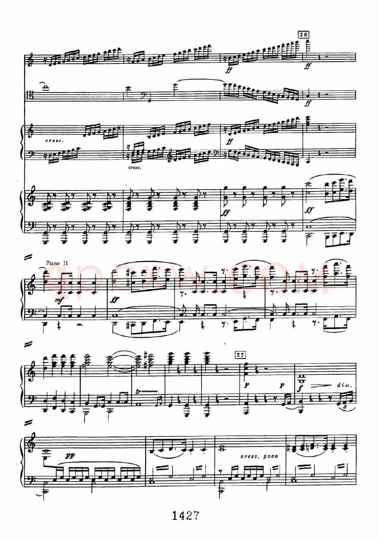Triple Concerto in C Major Op.56(C大调三重协奏曲·双钢琴·Ⅰ)