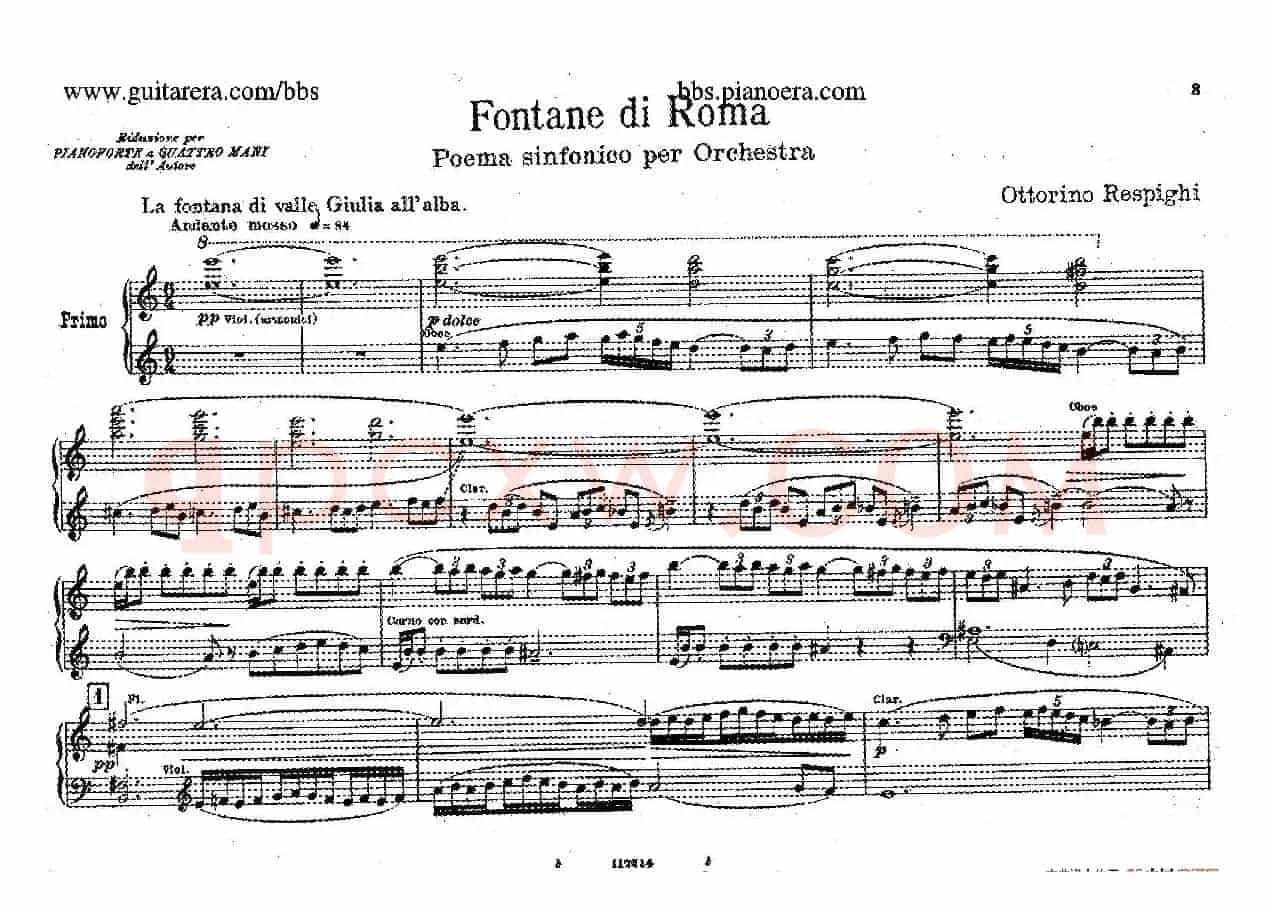 Fontane di Roma （交响诗《罗马的喷泉》）