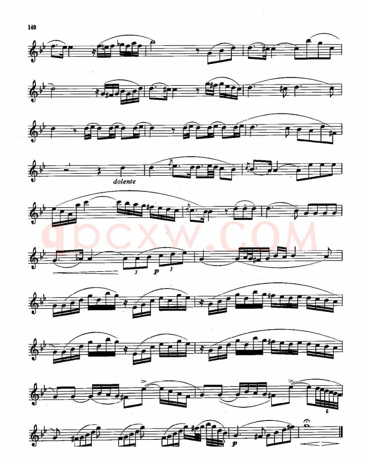 派斯勒萨克斯练习曲第七首